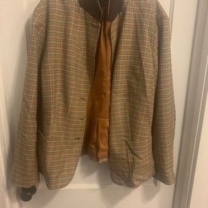 Talbots Plaid Blazer